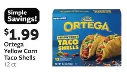 Fareway Ortega yellow corn taco shells offer