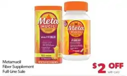 Family Fare Metamucil Fiber Supplement offer
