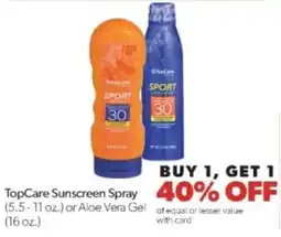 Family Fare TopCare Sunscreen Spray offer