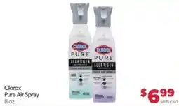 Family Fare Clorox pure air spray offer
