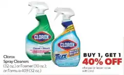 Family Fare Clorox spray cleaners offer