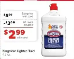 Family Fare Kingsford lighter fluid offer