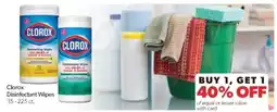 Family Fare Clorox Disinfectant Wipes offer