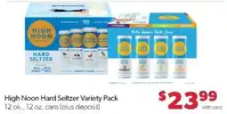 Family Fare High Noon Hard Seltzer Variety Pack offer