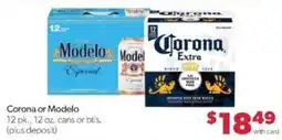 Family Fare Corona or Modelo offer