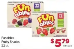 Family Fare Funables Fruity Snacks offer