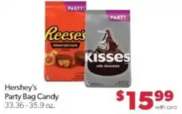 Family Fare Hershey's Party Bag Candy offer