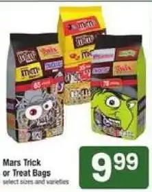Shaw's Mars Trick or Treat Bags offer