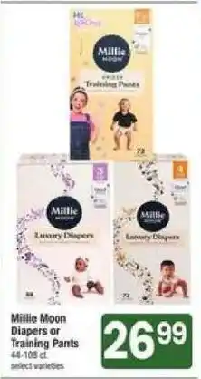 Shaw's Millie Moon Diapers or Training Pants offer