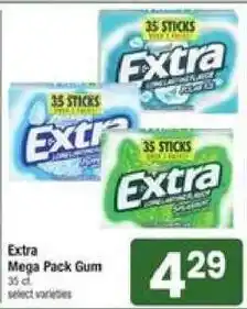 Shaw's Extra Mega Pack Gum offer
