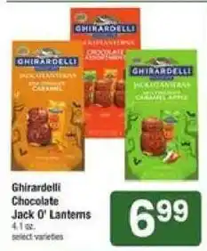 Shaw's Ghirardelli Chocolate Jack O' Lanterns offer
