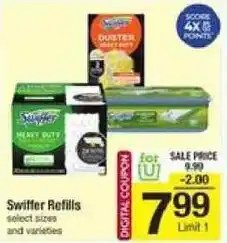 Shaw's Swiffer Refills offer