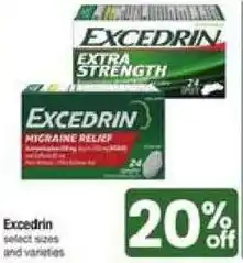 Shaw's Excedrin migraine relief offer