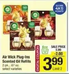 Shaw's Air Wick Plug-Ins Scented Oil Refills offer