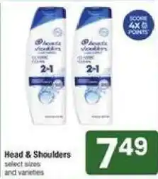 Shaw's Head & Shoulders offer