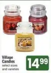 Shaw's Village Candles offer