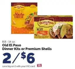 Harris Teeter Old El Paso Dinner Kits or Premium Shells offer