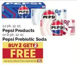 Harris Teeter Pepsi Prebiotic Soda offer