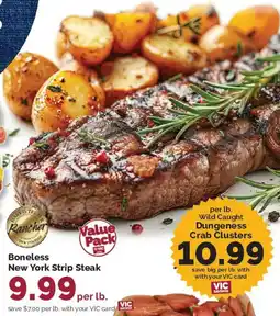 Harris Teeter Boneless New York Strip Steak offer