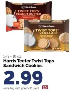 Harris Teeter Harris Teeter Twist Tops Sandwich Cookies offer