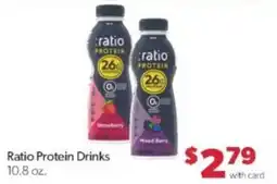 Family Fare Ratio Protein Drinks offer