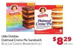 Family Fare Little Debbie Oatmeal Creme Pie Sandwich offer