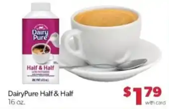 Family Fare DairyPure Half & Half offer