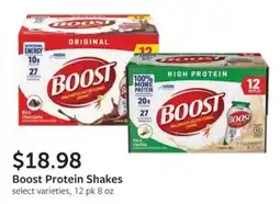 Fareway Boost Protein Shakes offer