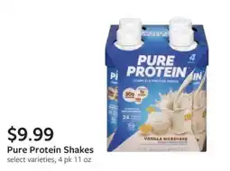 Fareway Pure Protein Shakes offer