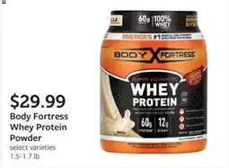 Fareway Body Fortress Whey Protein Powder offer