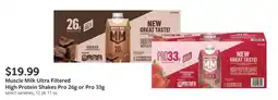 Fareway Muscle Milk Ultra Filtered High Protein Shakes Pro 26g or Pro 33g offer