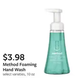 Fareway Method Foaming Hand Wash offer