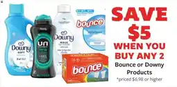 Fareway Bounce or Downy Products offer