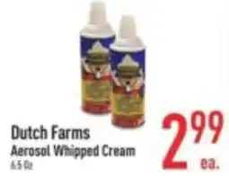 Strack & Van Til Dutch Farms Aerosol Whipped Cream offer