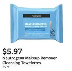 Fareway Neutrogena Makeup Remover Cleansing Towelettes offer