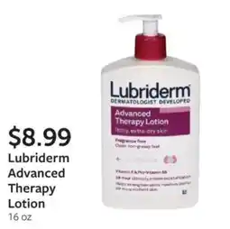 Fareway Lubriderm advanced therapy lotion offer