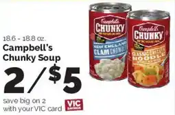 Harris Teeter Campbell's Chunky Soup offer
