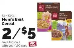 Harris Teeter Mom's Best Cereal offer