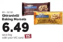 Harris Teeter Ghirardelli Baking Morsels offer