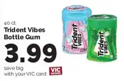 Harris Teeter Trident Vibes Bottle Gum offer