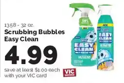 Harris Teeter Scrubbing Bubbles Easy Clean offer