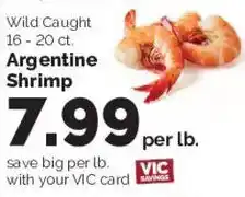 Harris Teeter Argentine Shrimp offer