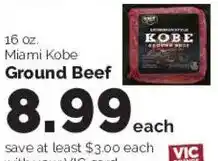 Harris Teeter Miami Kobe Ground Beef offer