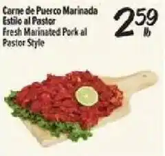 El Super Fresh Marinated Pork al Pastor Style offer