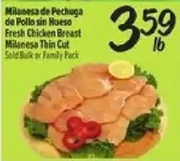 El Super Fresh Chicken Breast Milanese Thin Cut offer