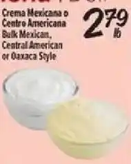 El Super Crema Mexicana or Centro Americana offer