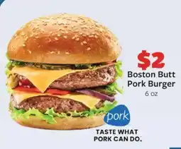Fareway Boston Butt Pork Burger offer