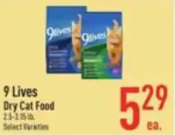Strack & Van Til 9 Lives Dry Cat Food offer