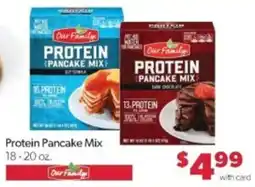 Family Fare Our Family protein pancake mix offer