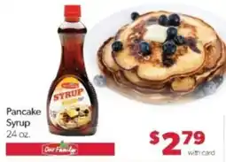 Family Fare Our Family Pancake Syrup offer